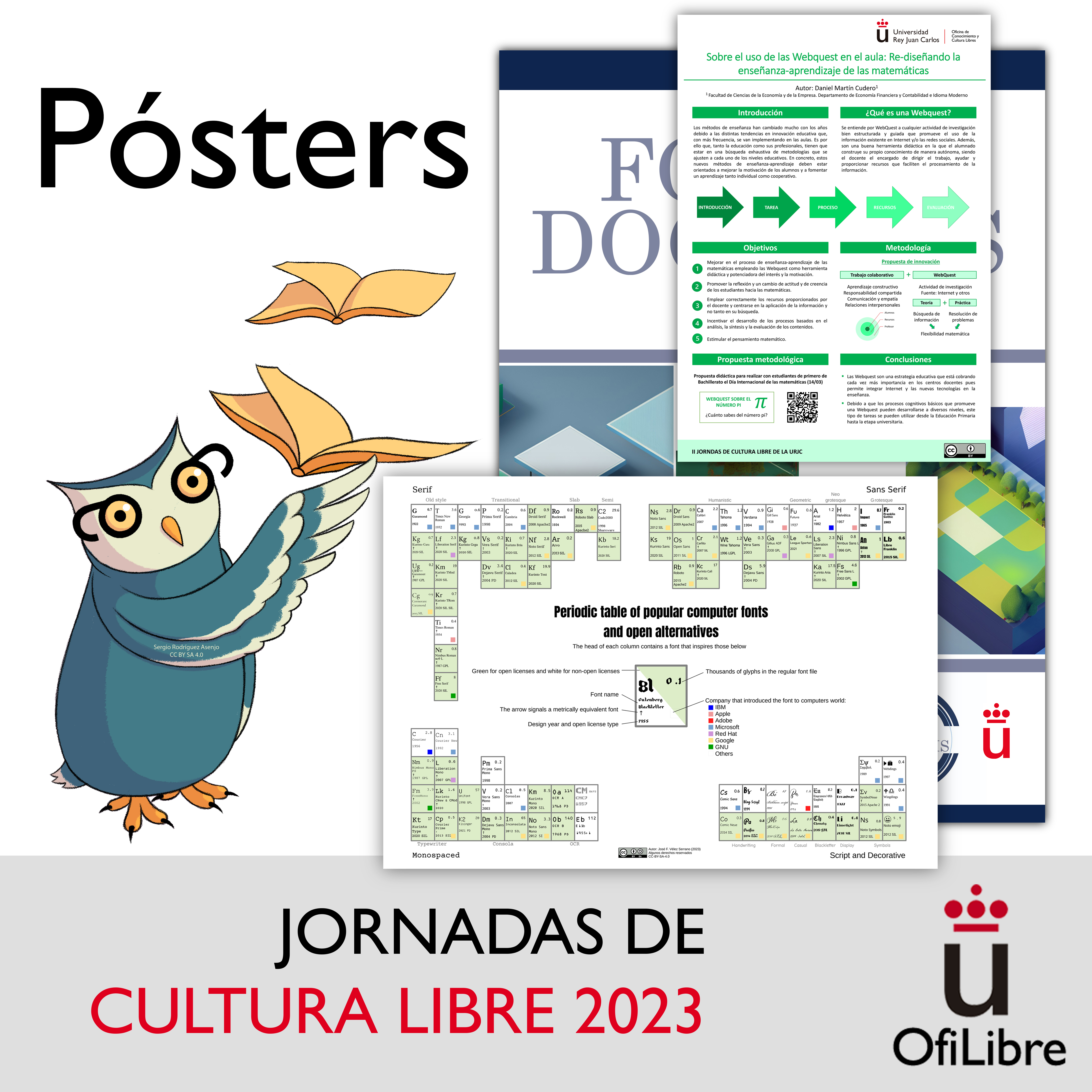 Posters de las II Jornadas de 2023