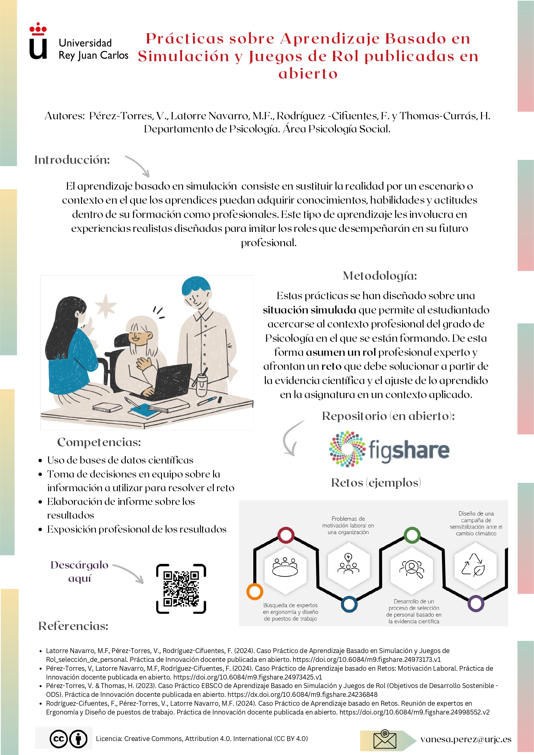 Prácticas sobre Aprendizaje Basado en Simulación y Juegos de Rol publicadas en abierto