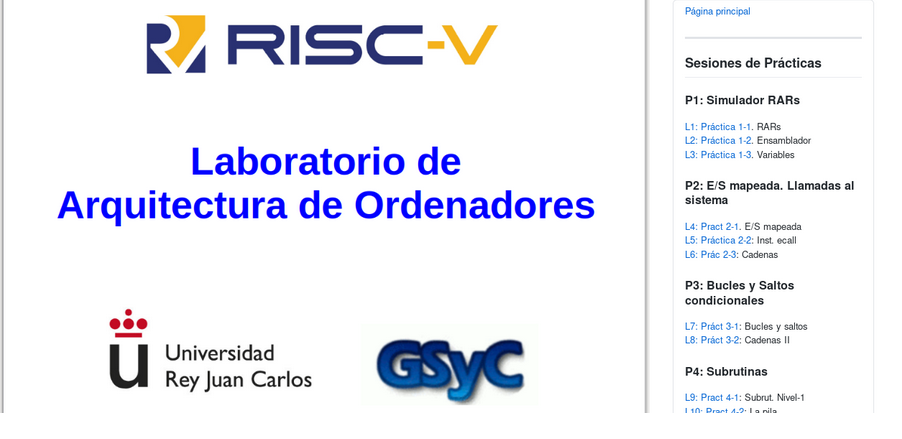 RISC-V: Laboratorio de Arquitectura de Ordenadores